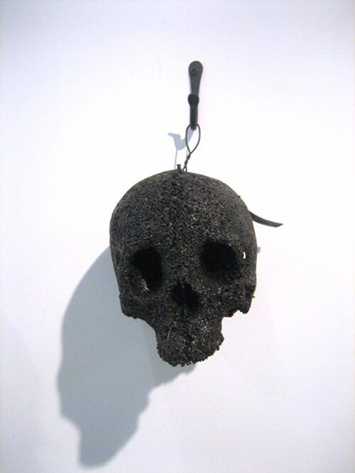 black sesame seed skull
